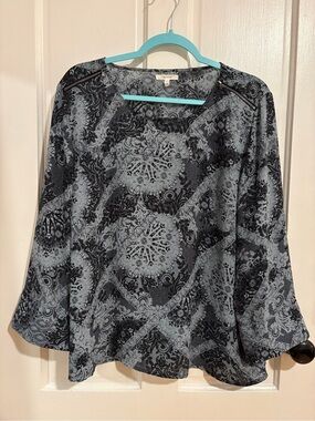 Maurice’s Lace Print Pattern Blouse